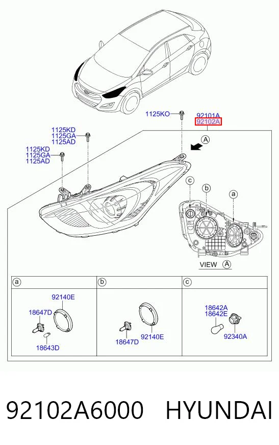 92102A6000 Hyundai/Kia