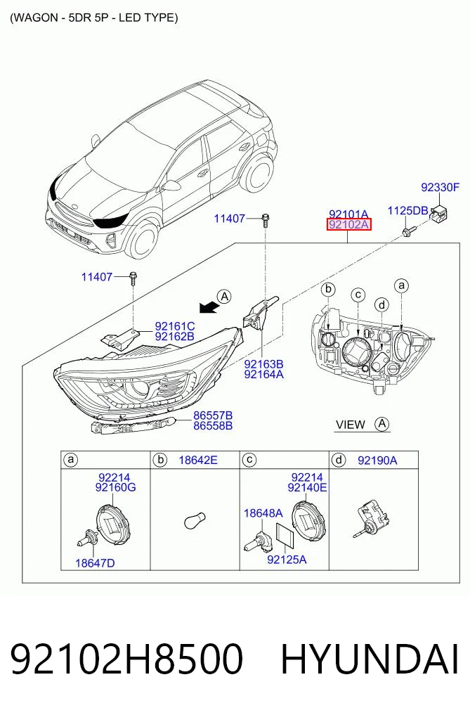 92102H8500 Hyundai/Kia