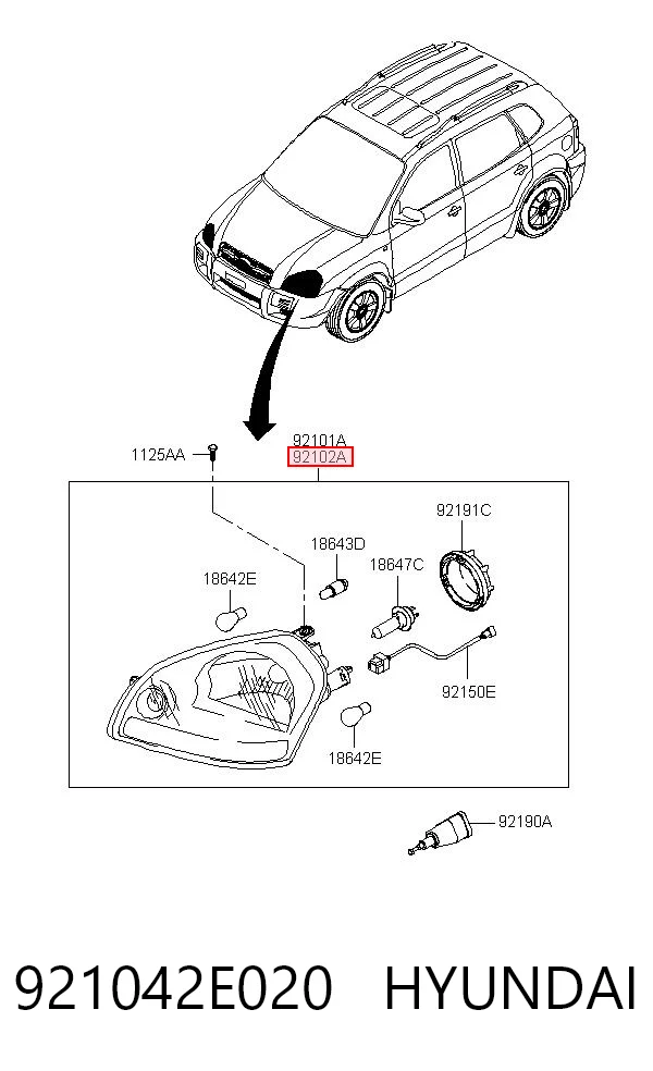 921042E020 Hyundai/Kia