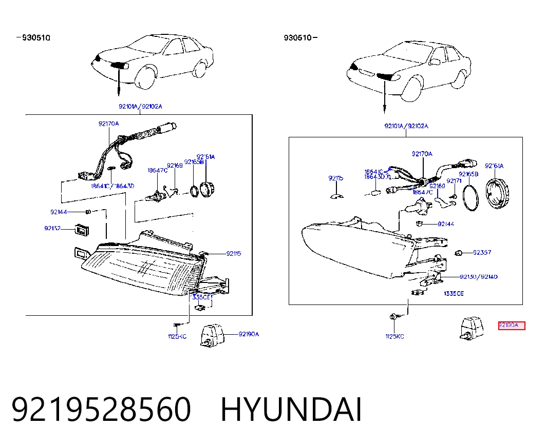 Kupić Korektor swiatel Hyundai Santa Fe I SM w dobrej cenie