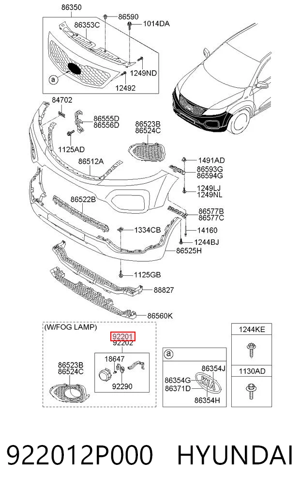 922012P000 Hyundai/Kia