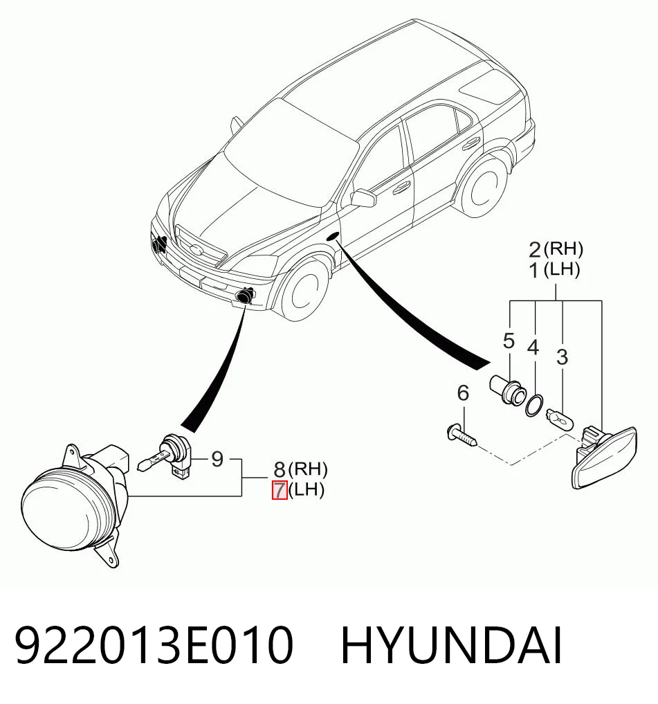 922013E010 Hyundai/Kia