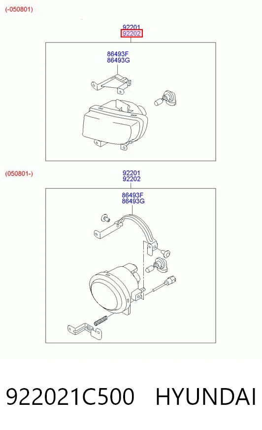 922021C500 Hyundai/Kia