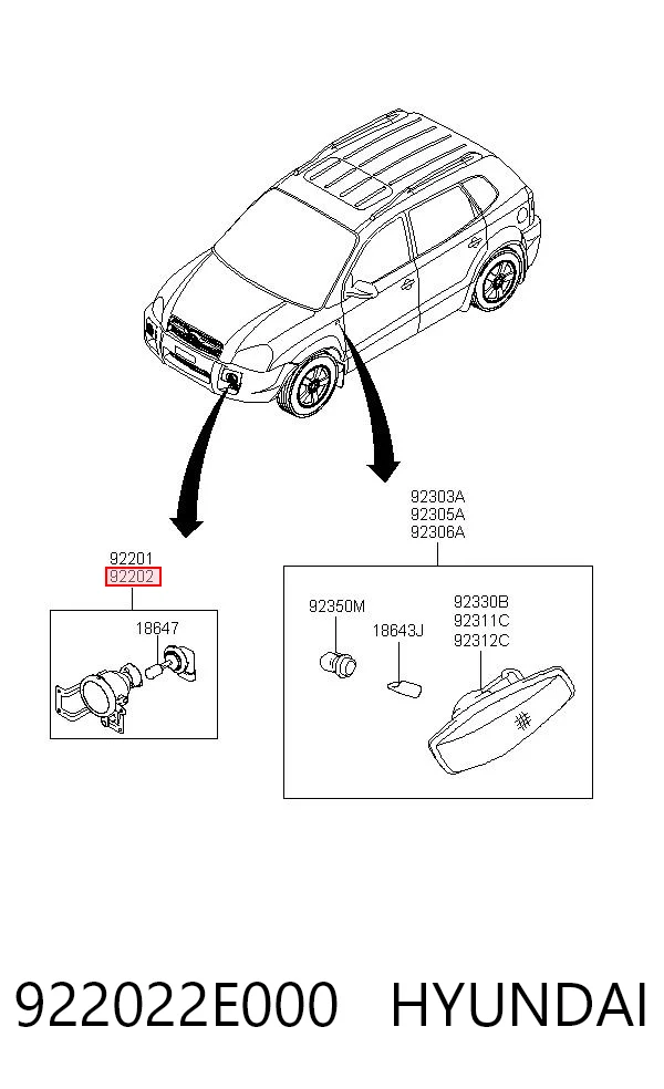 922022E000 Hyundai/Kia