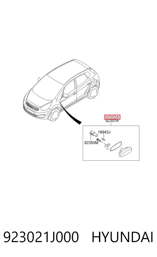 923021J000 Hyundai/Kia