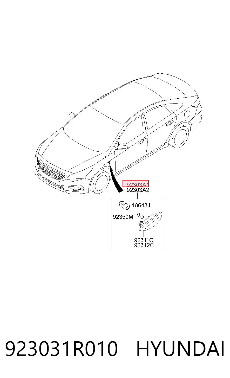 923031R010 Hyundai/Kia