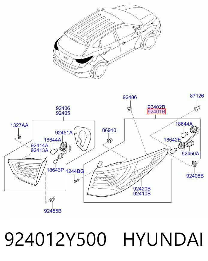 924012Y500 Hyundai/Kia