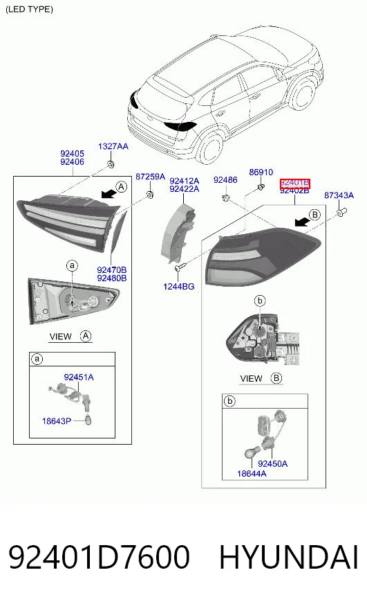 92401D7600 Hyundai/Kia