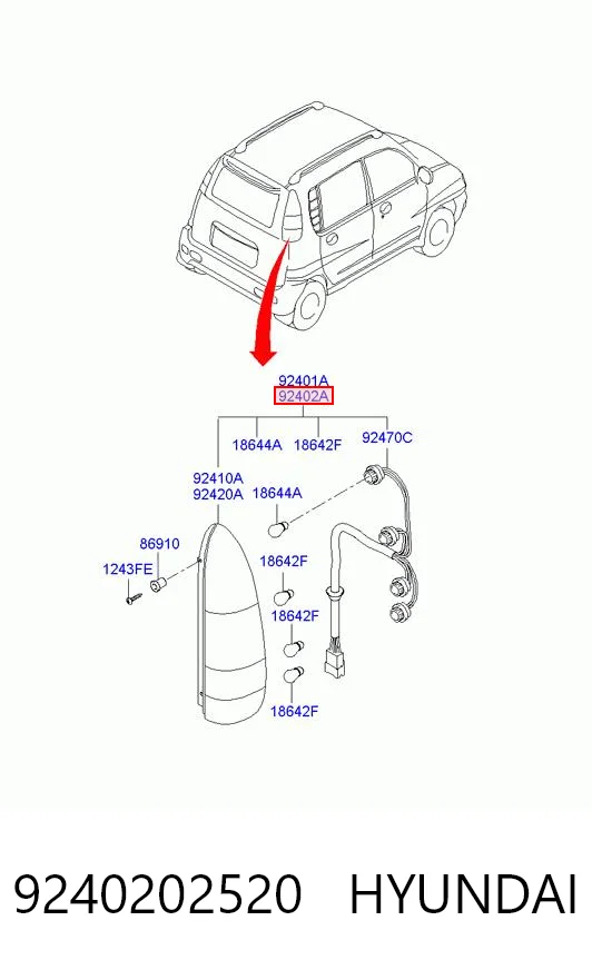 9240202520 Hyundai/Kia
