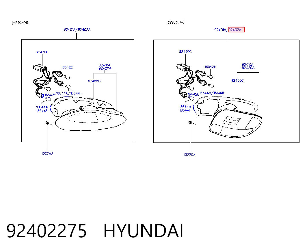 Lampa zespolona tylna prawa do Hyundai Coupe I RD