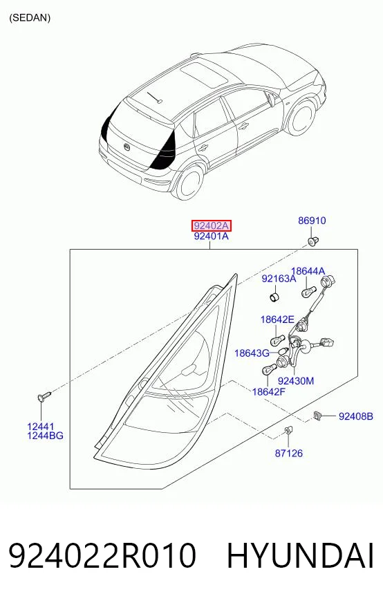 924022R010 Hyundai/Kia