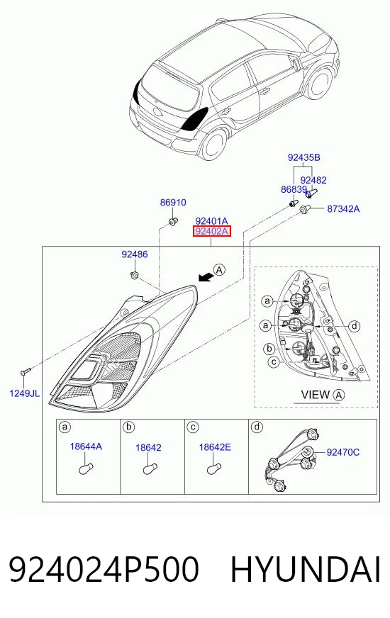 924024P500 Hyundai/Kia