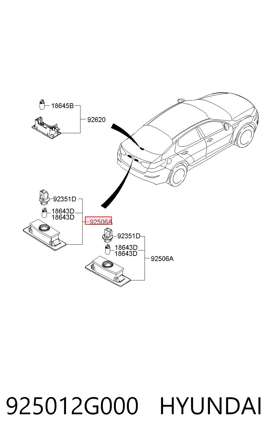 925012G000 Hyundai/Kia
