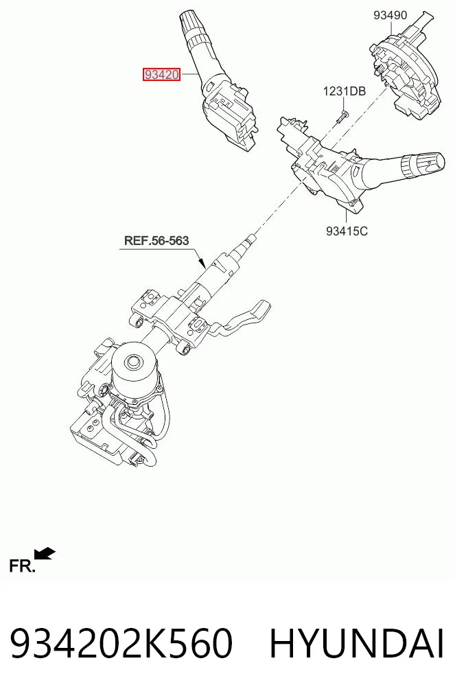 934202K560 Hyundai/Kia