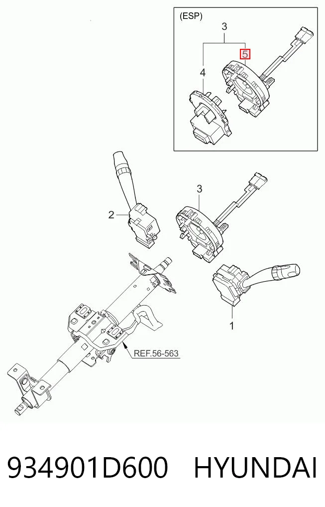 934901D600 Hyundai/Kia