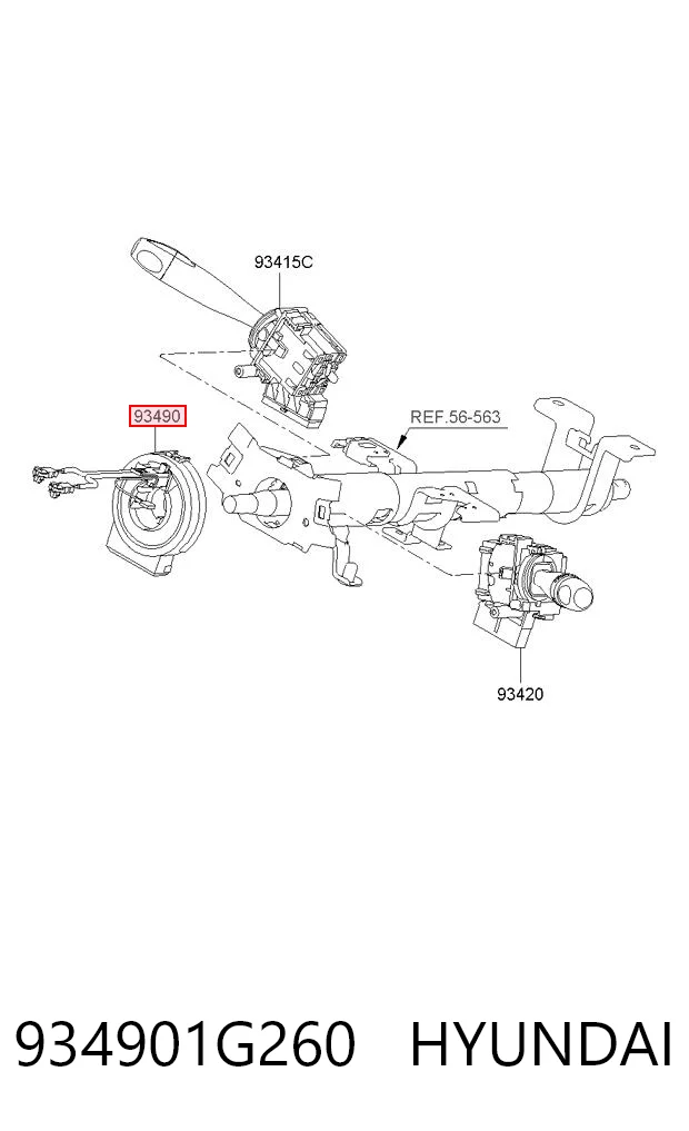 934901G260 Hyundai/Kia