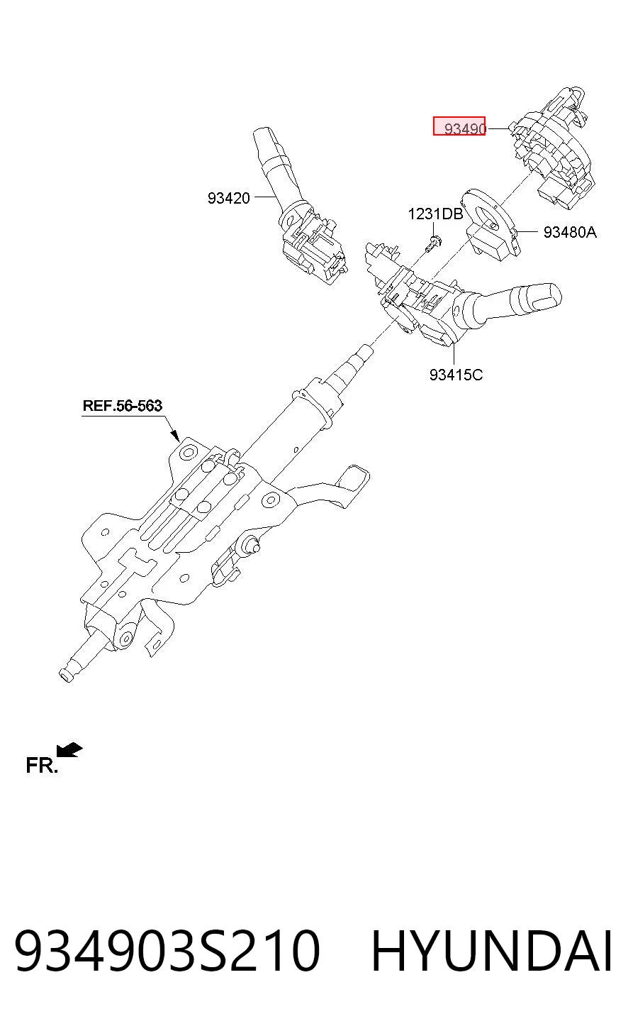 934903S210 Hyundai/Kia