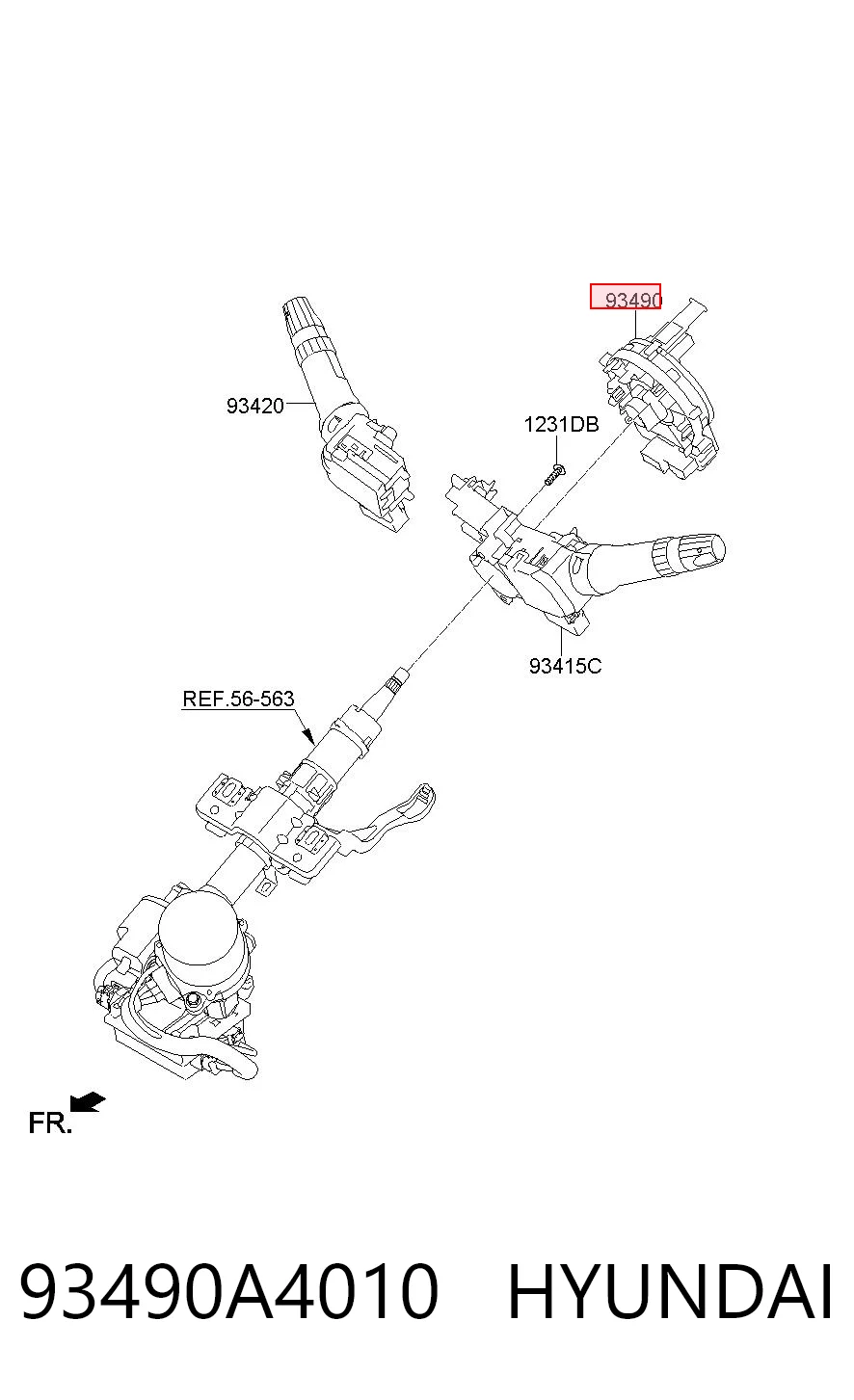 93490A4010 Hyundai/Kia