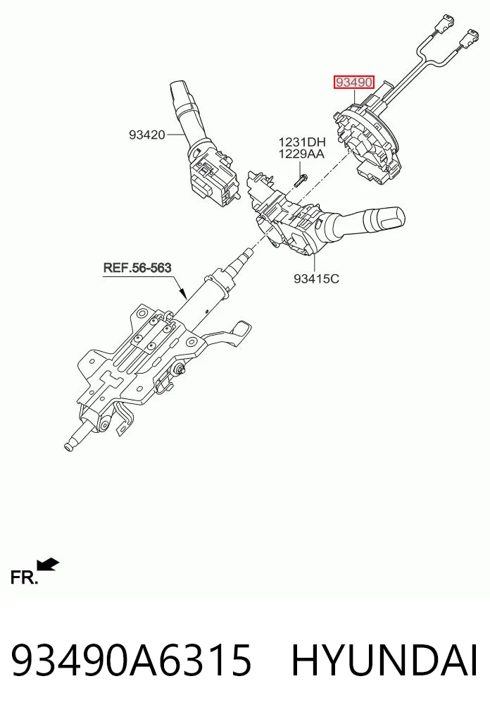 93490A6315 Hyundai/Kia