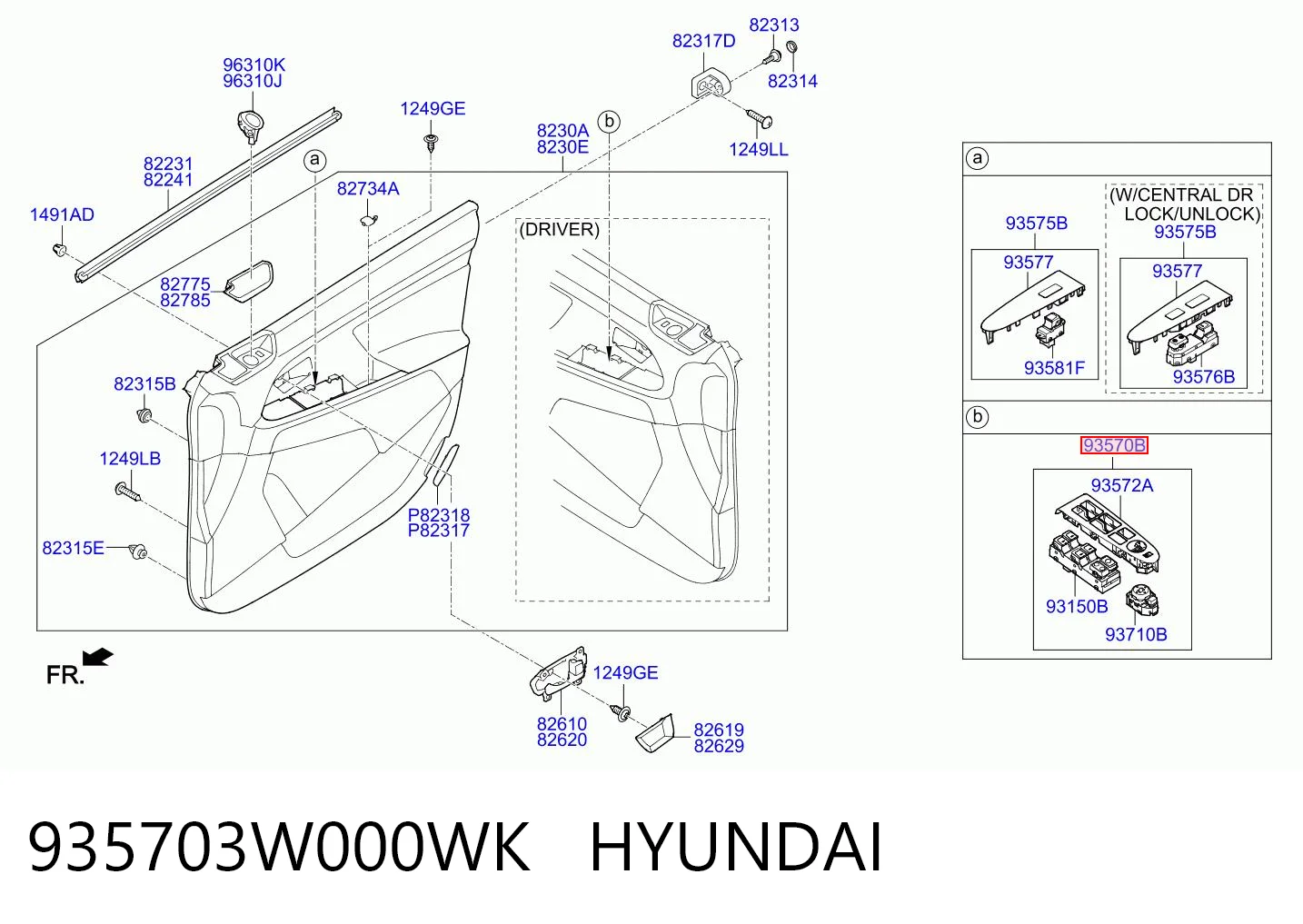 935703W000WK Hyundai/Kia