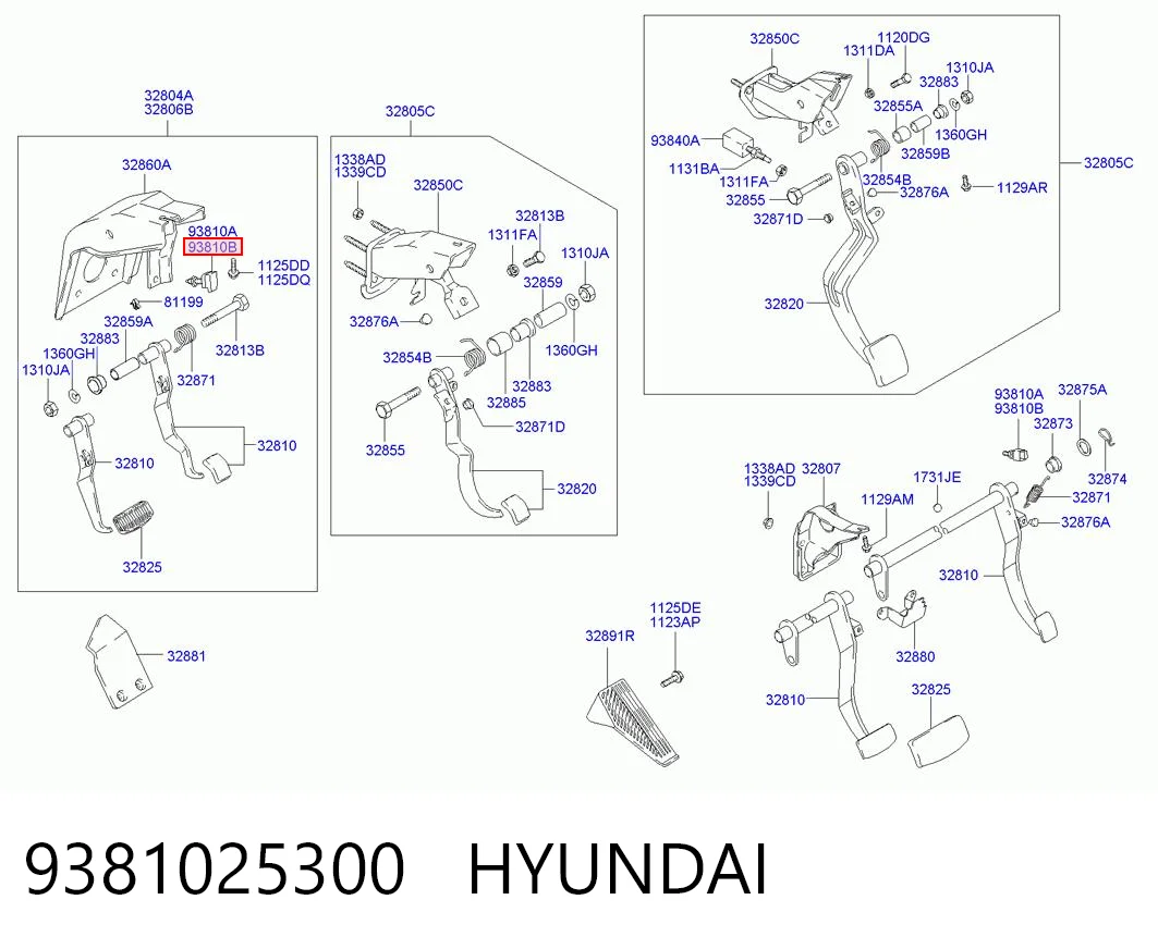 9381025300 Hyundai/Kia Czujnik włącznika świała stop