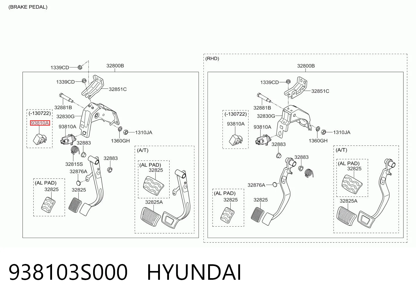 Czujnik włącznika świała stop do Hyundai SOLARIS I SBR11