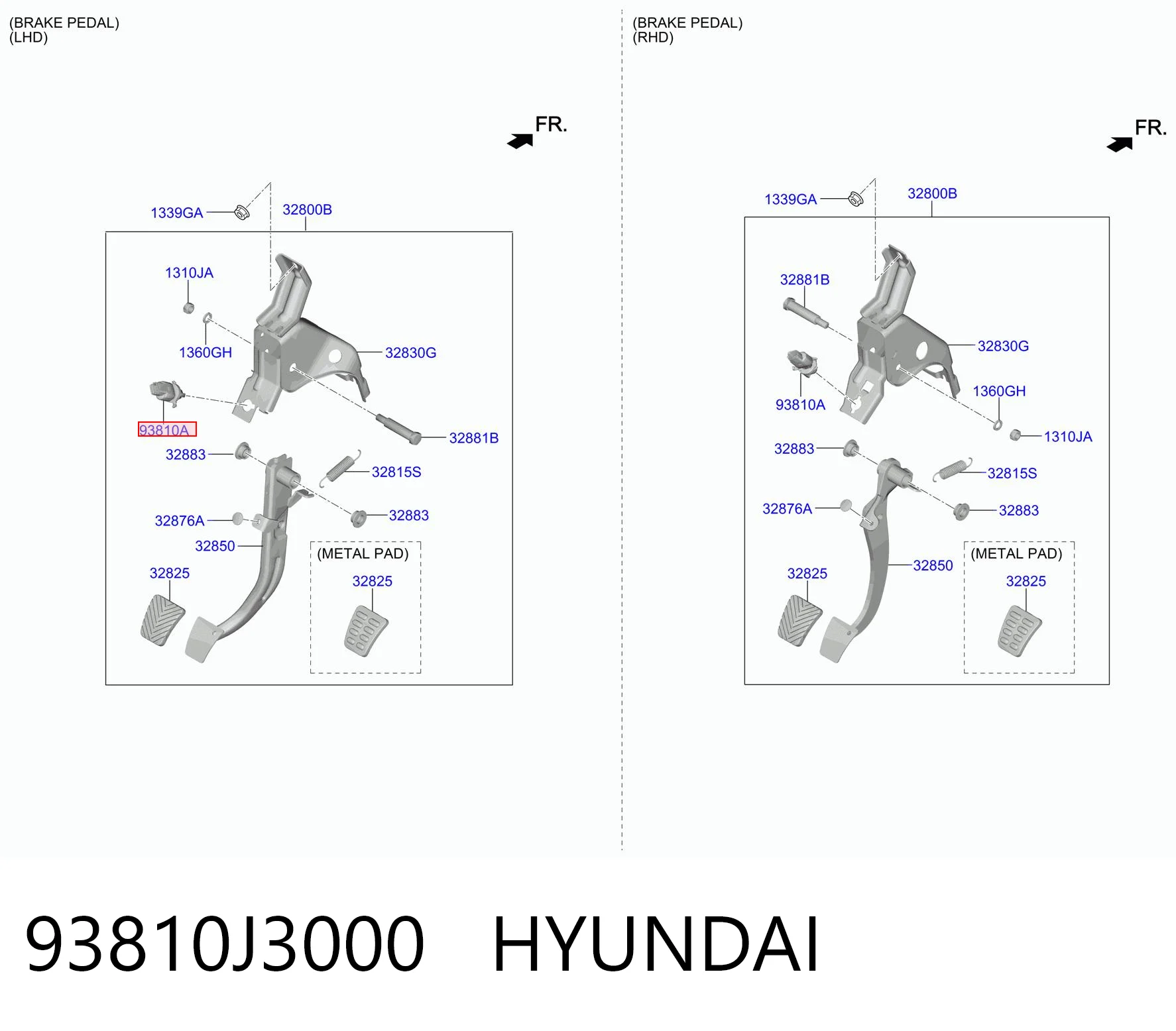 93810J3000 Hyundai/Kia