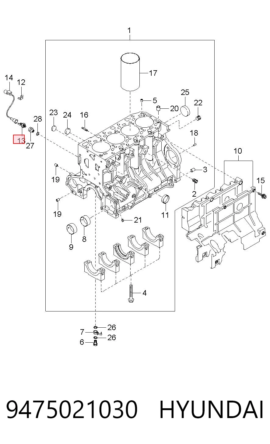 9475021030 Hyundai/Kia