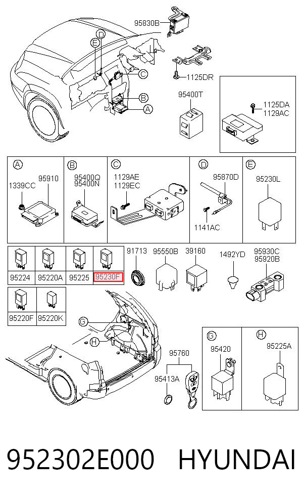 952302E000 Hyundai/Kia