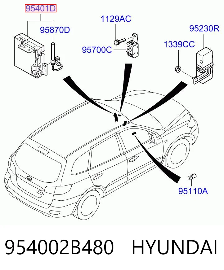 954002B480 Hyundai/Kia