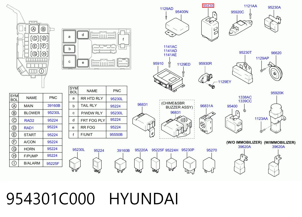 954301C000 Hyundai/Kia