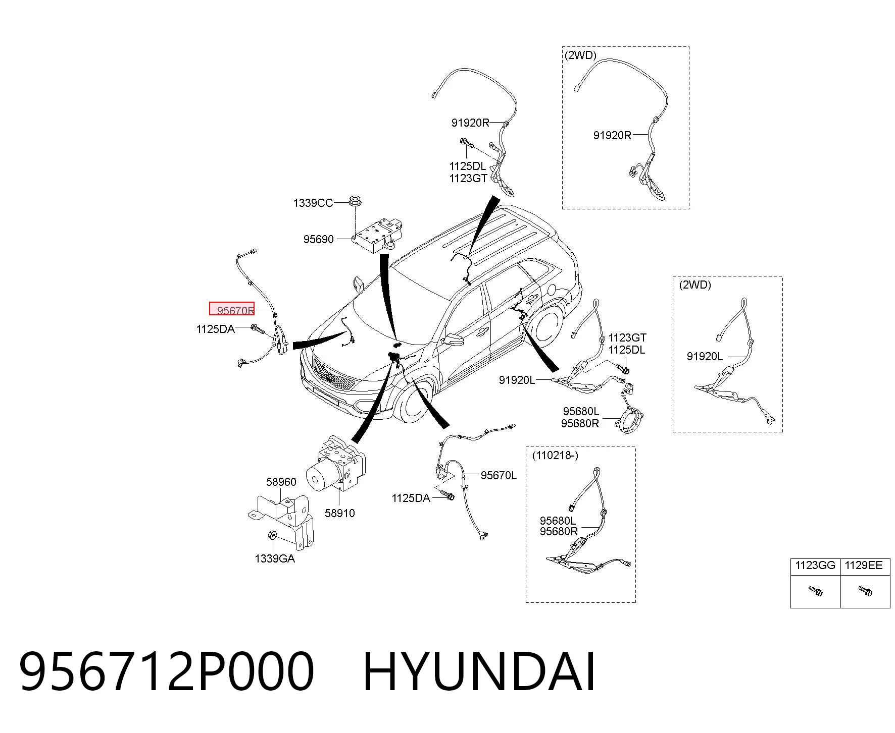 956712P000 Hyundai/Kia