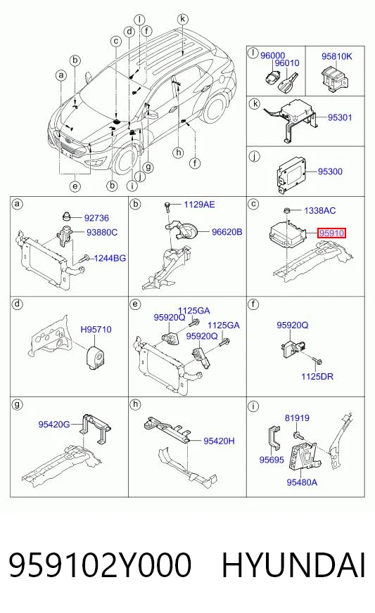 959102Y000 Hyundai/Kia
