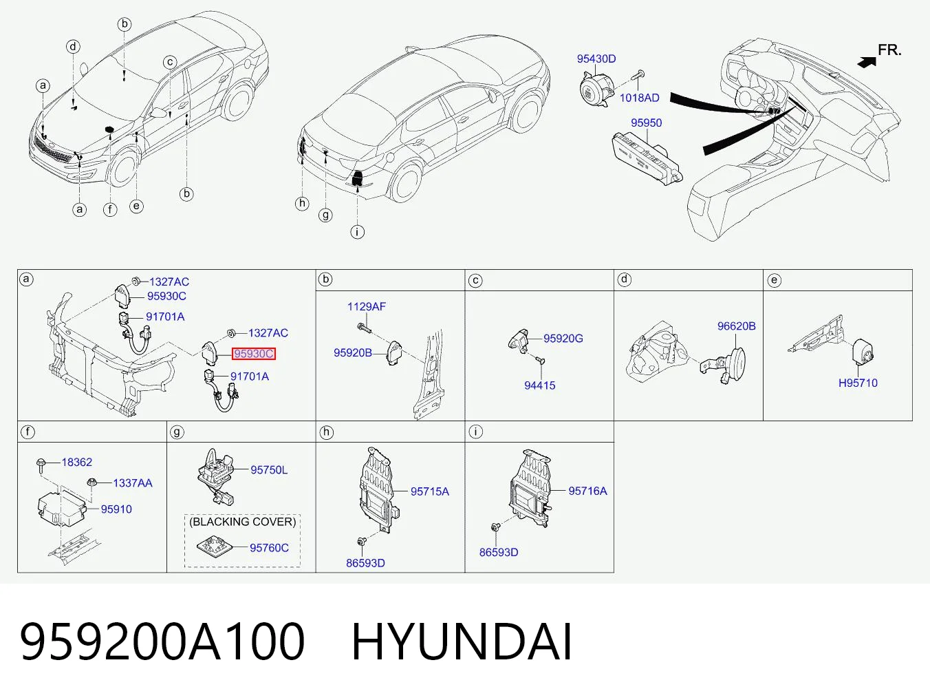 959200A100 Hyundai/Kia