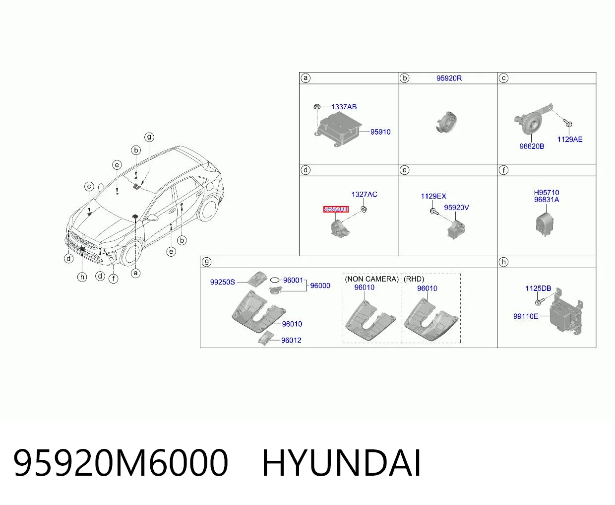 95920M6000 Hyundai/Kia