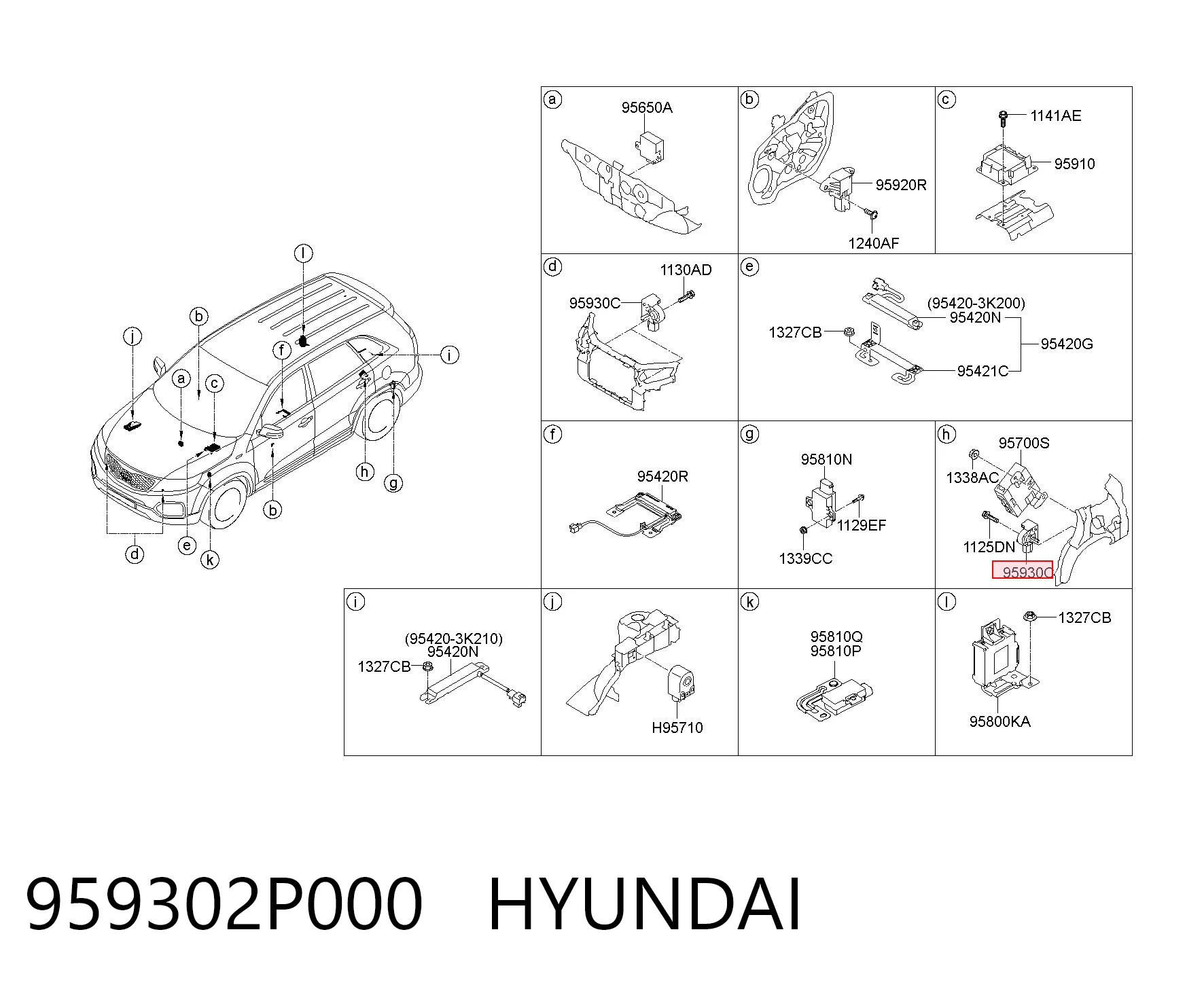 959302P000 Hyundai/Kia