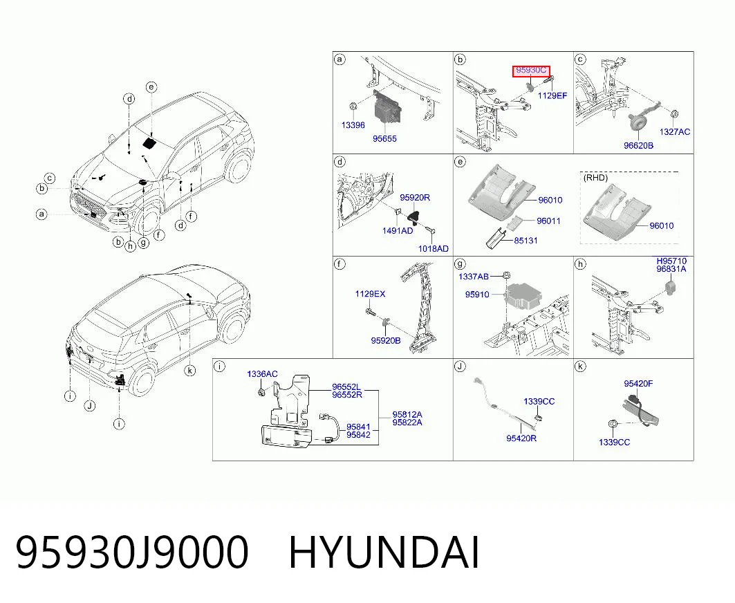 95930J9000 Hyundai/Kia