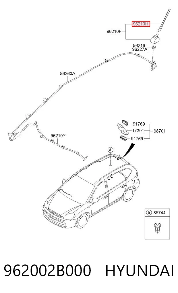 962002B000 Hyundai/Kia Antena