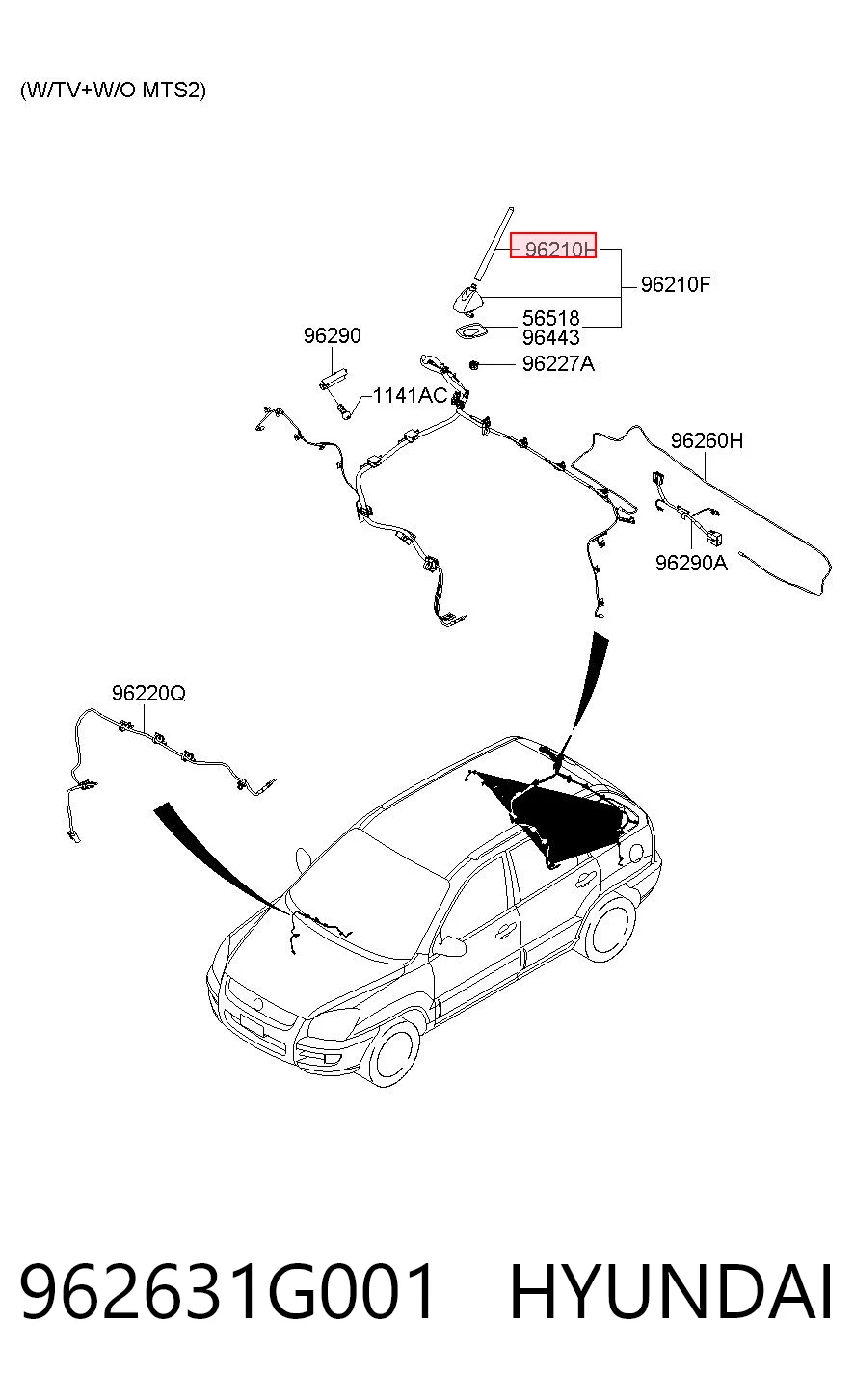 962631G001 Hyundai/Kia