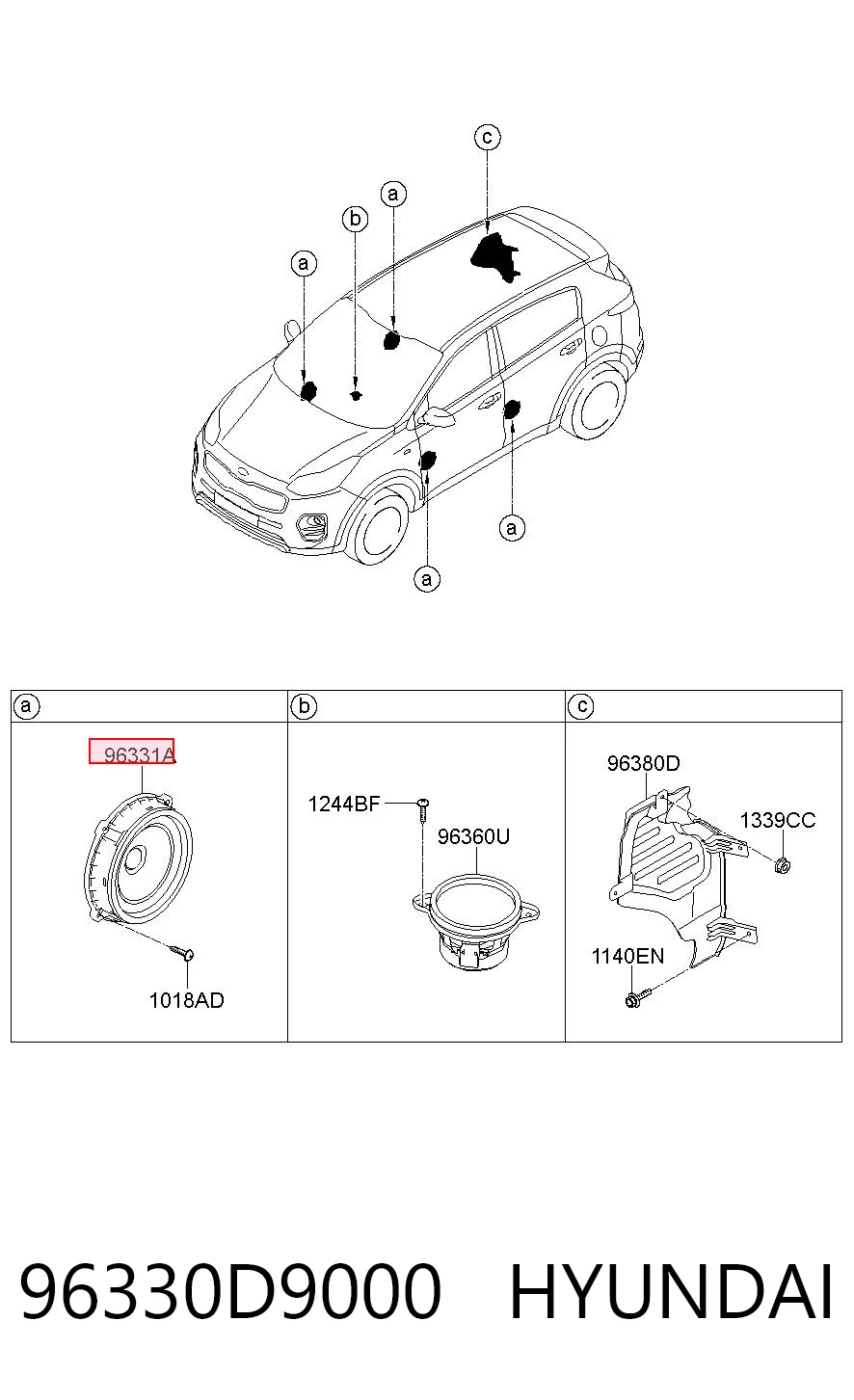 96330D9000 Hyundai/Kia