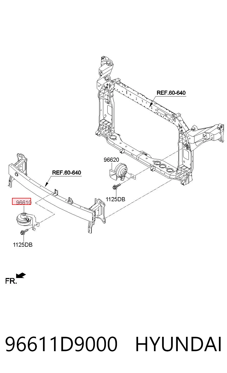 96611D9000 Hyundai/Kia