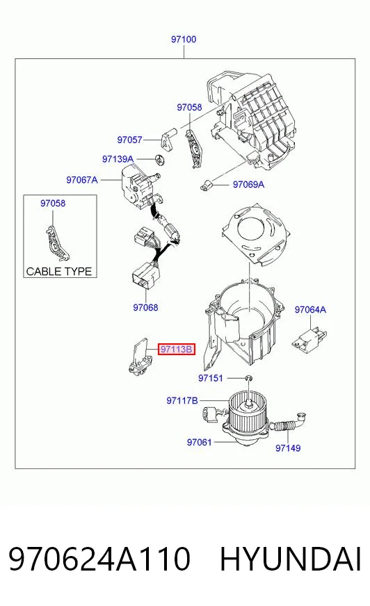 Rezystor wentylatora nagrzewnicy (ogrzewacza kabiny) Hyundai H-1 STAREX Starex awangarda (A1) (1997 - 2007) cena, od 21,50 USD