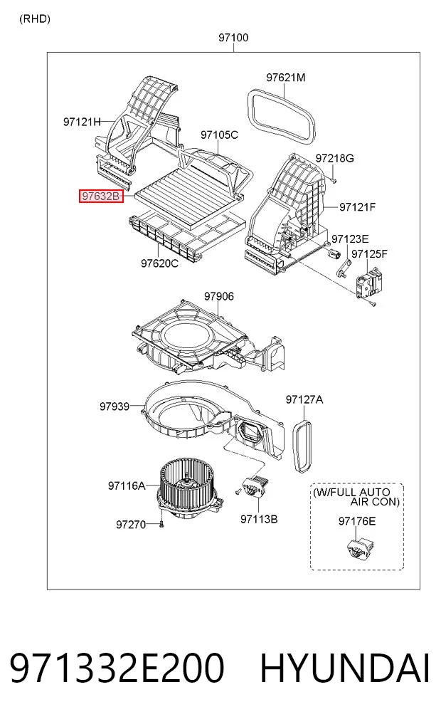 971332E200 Hyundai/Kia Filtr kabiny