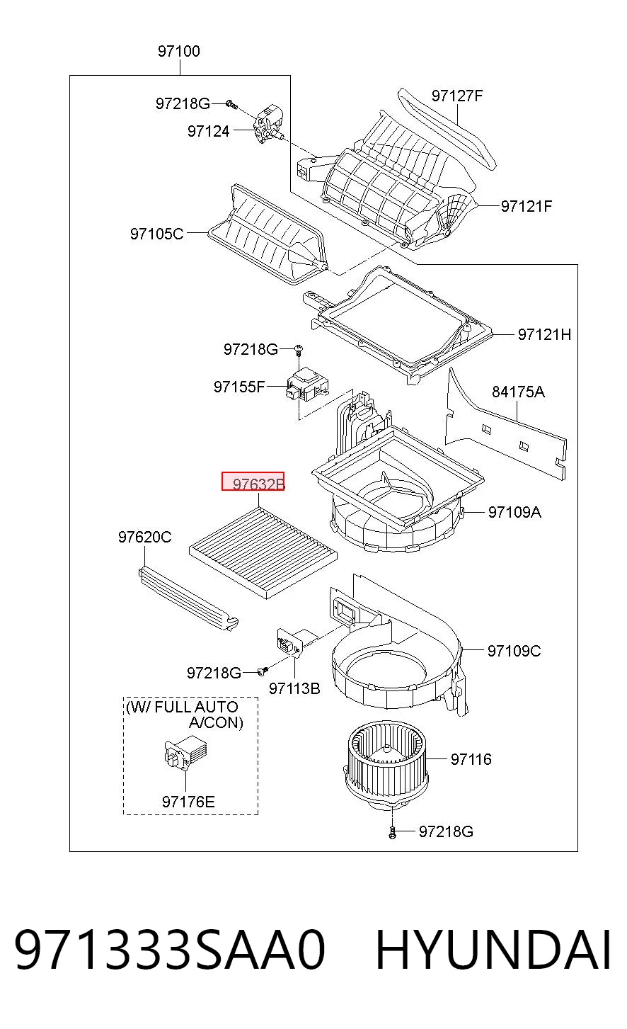 971333SAA0 Hyundai/Kia Filtr kabiny