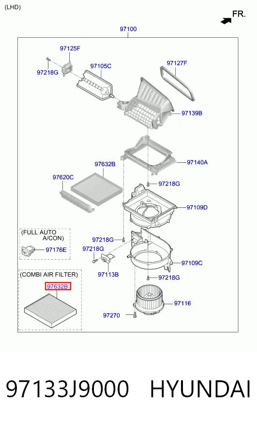 97133J9000 Hyundai/Kia