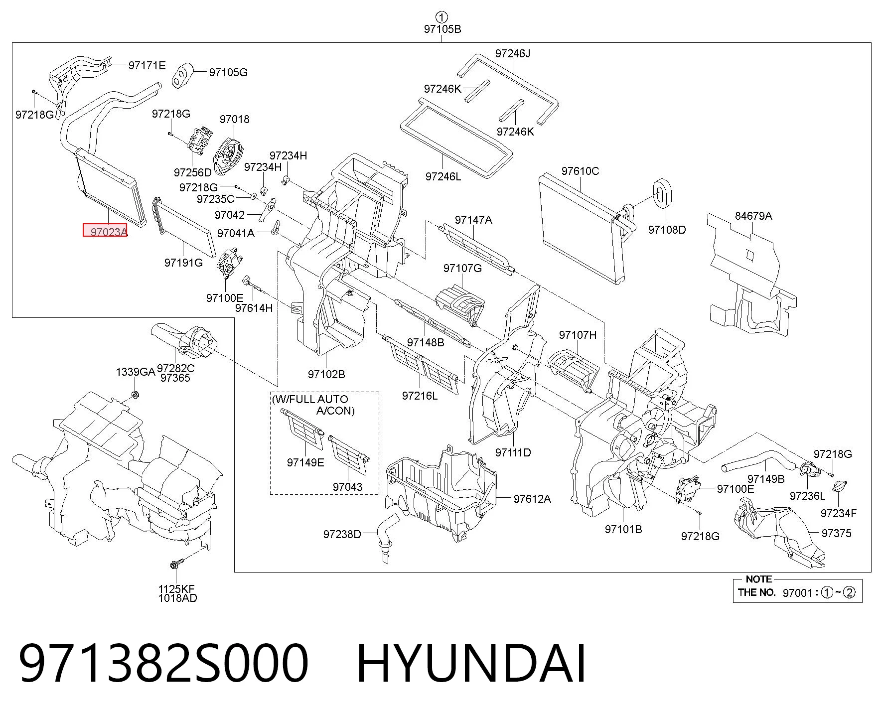 971382S000 Hyundai/Kia Chłodnica nagrzewnicy (ogrzewacza)