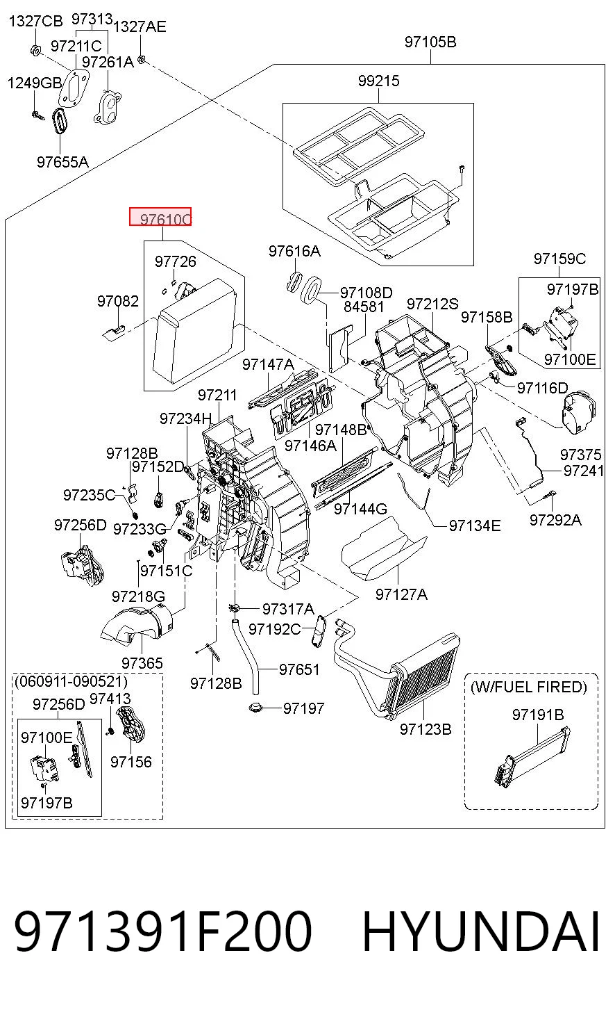 Parownik klimatyzacji do KIA Sportage II JE