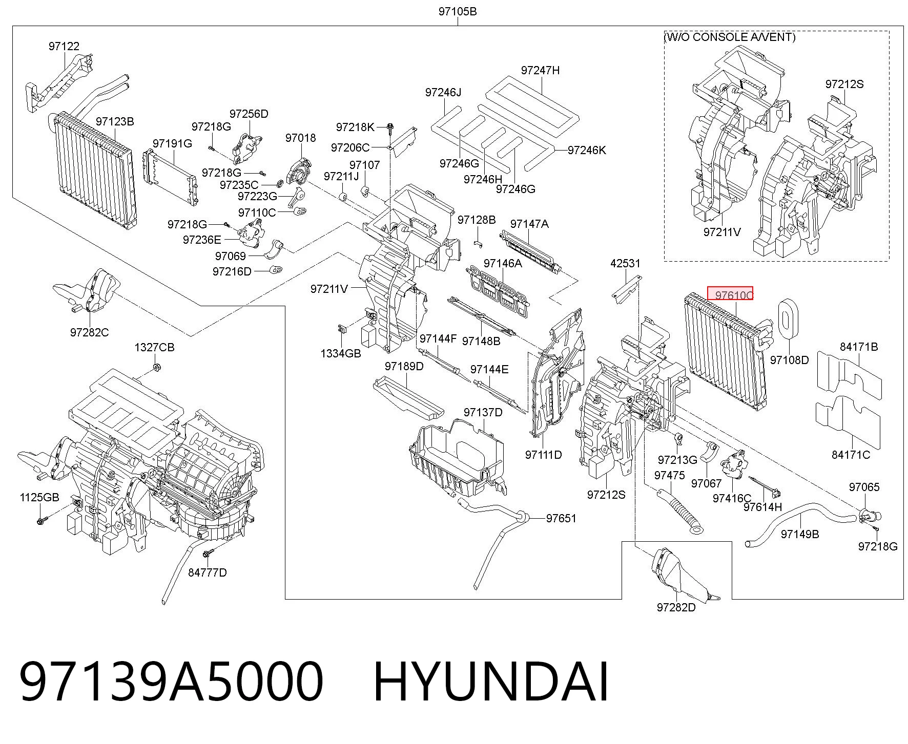 Parownik klimatyzacji do Hyundai I30  GDH