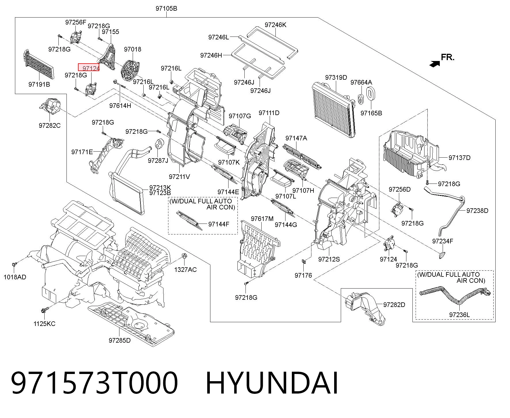 Silniczek klapy nagrzewnicy do Hyundai KONA  OS