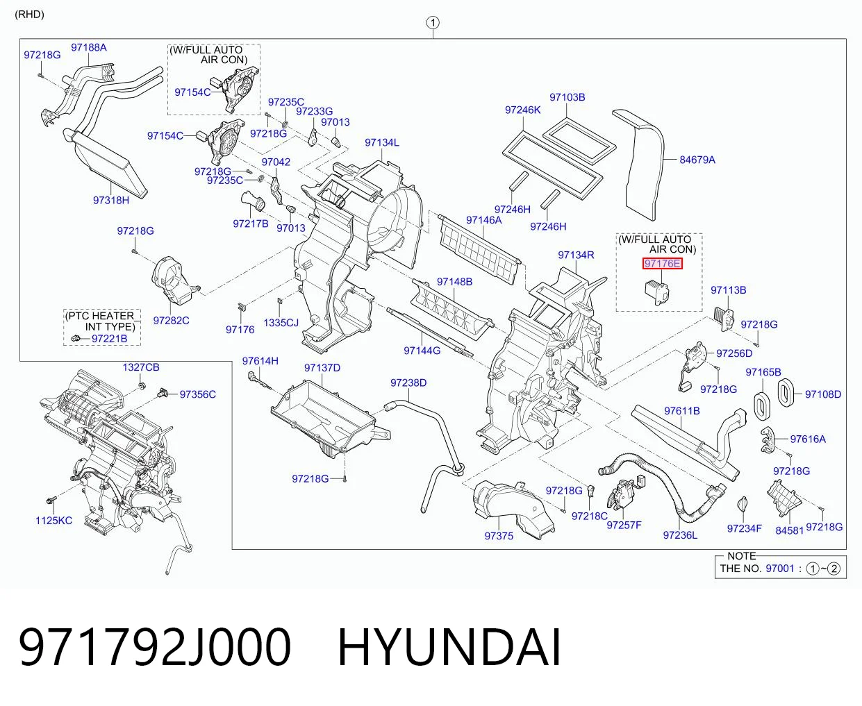 971792J000 Hyundai/Kia Rezystor wentylatora nagrzewnicy (ogrzewacza kabiny)